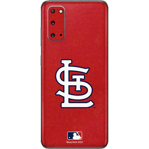 MLB St. Louis Cardinals - Solid Distressed Galaxy S20 Skin
