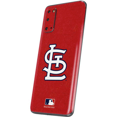 MLB St. Louis Cardinals - Solid Distressed Galaxy S20 Skin