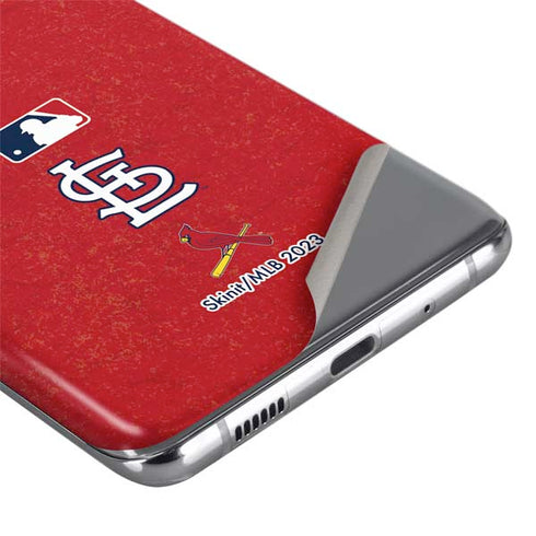 MLB St. Louis Cardinals - Solid Distressed Galaxy S20 Ultra 5G Skin