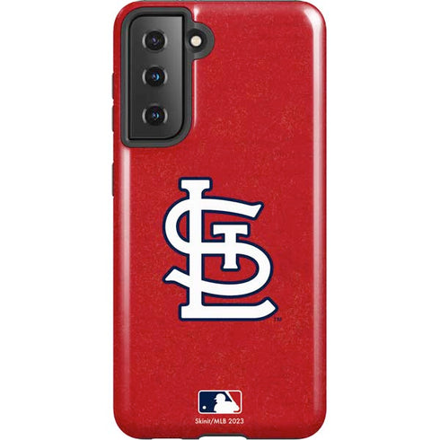 MLB St. Louis Cardinals - Solid Distressed Galaxy S21 5G Pro Case