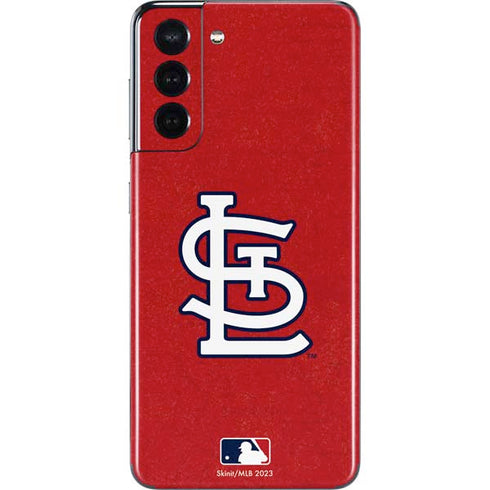 MLB St. Louis Cardinals - Solid Distressed Galaxy S21 5G Skin