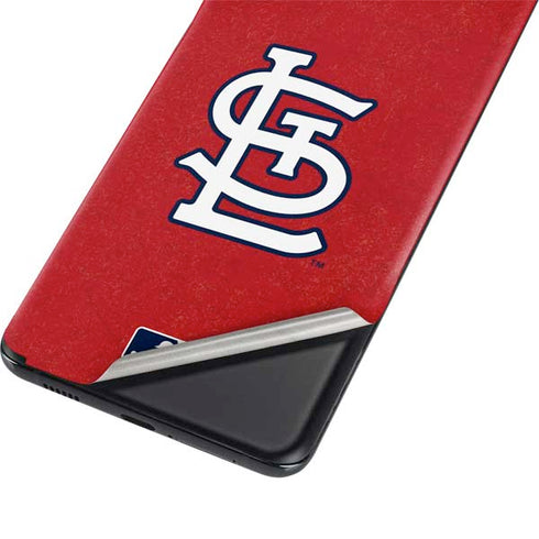 MLB St. Louis Cardinals - Solid Distressed Galaxy S21 5G Skin