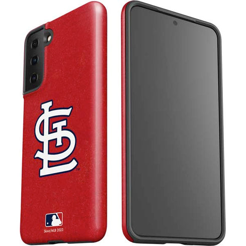 MLB St. Louis Cardinals - Solid Distressed Galaxy S21 FE Pro Case