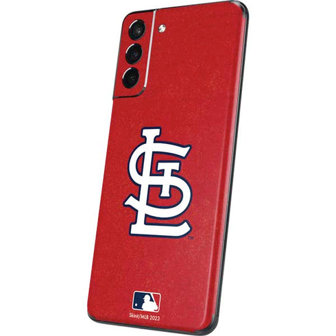 MLB St. Louis Cardinals - Solid Distressed Galaxy S21 Plus 5G Skin