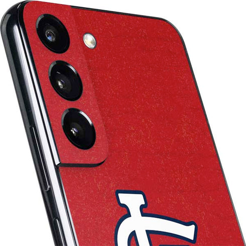 MLB St. Louis Cardinals - Solid Distressed Galaxy S22 Skin