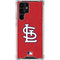 MLB St. Louis Cardinals - Solid Distressed Galaxy S22 Ultra Clear Case