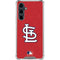 MLB St. Louis Cardinals - Solid Distressed Galaxy S23 FE Clear Case