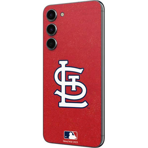 MLB St. Louis Cardinals - Solid Distressed Galaxy S23 Plus Skin