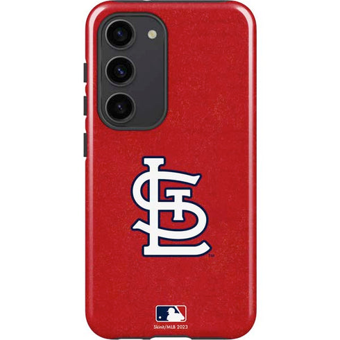 MLB St. Louis Cardinals - Solid Distressed Galaxy S23 Pro Case