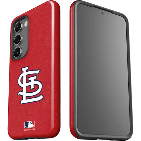 MLB St. Louis Cardinals - Solid Distressed Galaxy S23 Pro Case