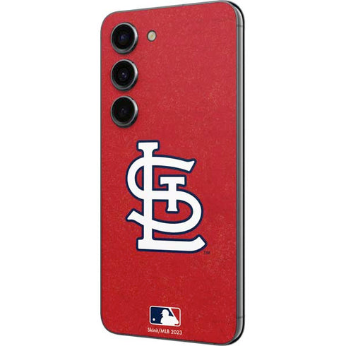 MLB St. Louis Cardinals - Solid Distressed Galaxy S23 Skin