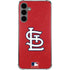 MLB St. Louis Cardinals - Solid Distressed Galaxy S24 Plus Clear Case