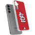 MLB St. Louis Cardinals - Solid Distressed Galaxy S24 Plus Clear Case