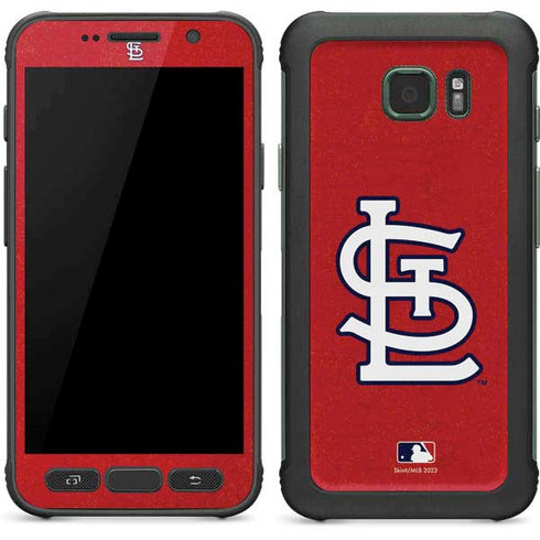 MLB St. Louis Cardinals - Solid Distressed Galaxy S7 Active Skin