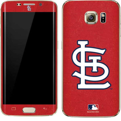 MLB St. Louis Cardinals - Solid Distressed Galaxy S7 Edge Skin
