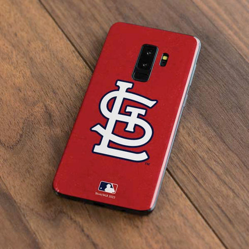 MLB St. Louis Cardinals - Solid Distressed Galaxy S9 Plus Skin