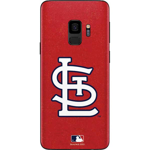 MLB St. Louis Cardinals - Solid Distressed Galaxy S9 Skin