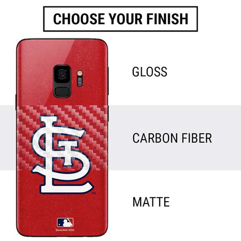 MLB St. Louis Cardinals - Solid Distressed Galaxy S9 Skin