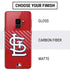 MLB St. Louis Cardinals - Solid Distressed Galaxy S9 Skin