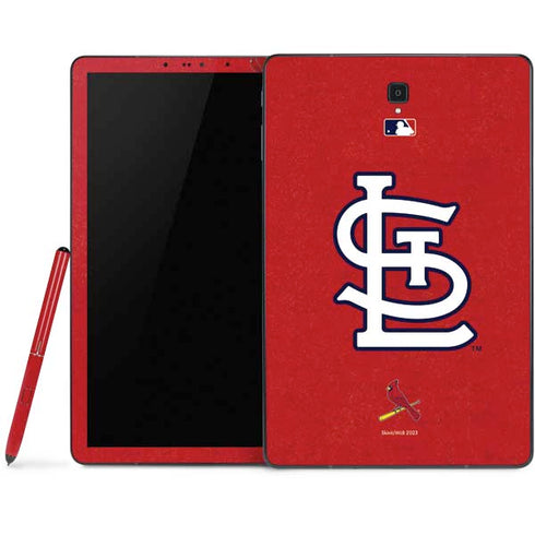 MLB St. Louis Cardinals - Solid Distressed Samsung Galaxy Tab Skin
