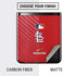 MLB St. Louis Cardinals - Solid Distressed Galaxy Z Flip Skin