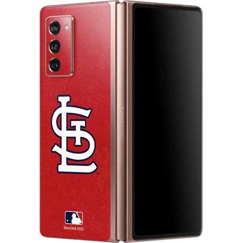 MLB St. Louis Cardinals - Solid Distressed Galaxy Z Fold2 5G Skin