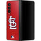 MLB St. Louis Cardinals - Solid Distressed Galaxy Z Fold3 5G Skin