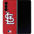 MLB St. Louis Cardinals - Solid Distressed Galaxy Z Fold4 5G Skin