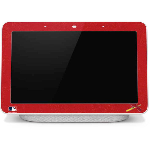 MLB St. Louis Cardinals - Solid Distressed Google Home Hub Skin