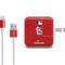 MLB St. Louis Cardinals - Solid Distressed iPad Charger (10W USB) Skin