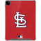 MLB St. Louis Cardinals - Solid Distressed iPad Pro 12.9in (2020) Clear Case