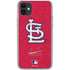 MLB St. Louis Cardinals - Solid Distressed iPhone 11 Clear Case
