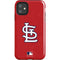 MLB St. Louis Cardinals - Solid Distressed iPhone 11 Impact Case