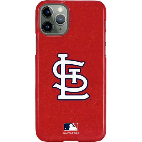 MLB St. Louis Cardinals - Solid Distressed iPhone 11 Pro Lite Case