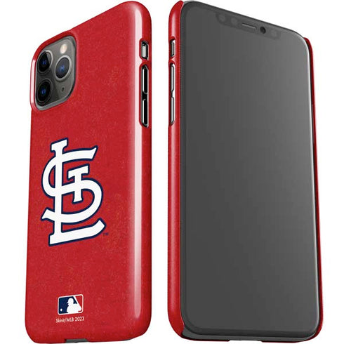 MLB St. Louis Cardinals - Solid Distressed iPhone 11 Pro Lite Case