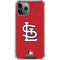 MLB St. Louis Cardinals - Solid Distressed iPhone 11 Pro Max Clear Case