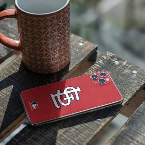 MLB St. Louis Cardinals - Solid Distressed iPhone 11 Pro Max Skin