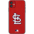 MLB St. Louis Cardinals - Solid Distressed iPhone 11 Skin