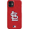MLB St. Louis Cardinals - Solid Distressed iPhone 12 Mini Lite Case