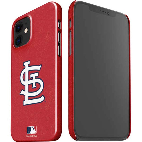 MLB St. Louis Cardinals - Solid Distressed iPhone 12 Mini Lite Case