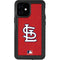 MLB St. Louis Cardinals - Solid Distressed iPhone 12 Mini Waterproof Case