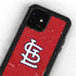MLB St. Louis Cardinals - Solid Distressed iPhone 12 Mini Waterproof Case