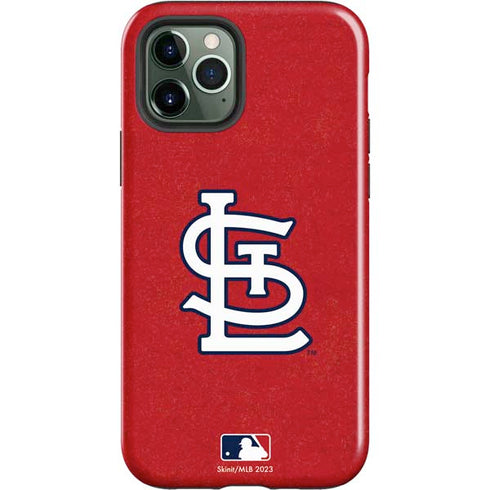 MLB St. Louis Cardinals - Solid Distressed iPhone 12 Pro Impact Case