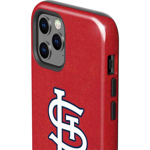MLB St. Louis Cardinals - Solid Distressed iPhone 12 Pro Impact Case