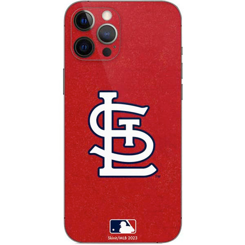 MLB St. Louis Cardinals - Solid Distressed iPhone 12 Pro Max Skin
