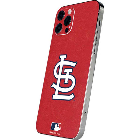 MLB St. Louis Cardinals - Solid Distressed iPhone 12 Pro Max Skin