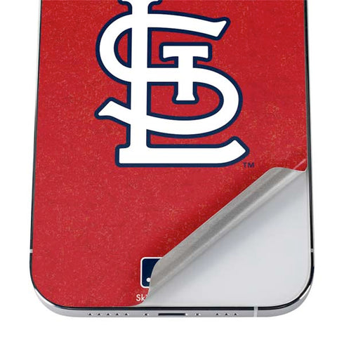 MLB St. Louis Cardinals - Solid Distressed iPhone 12 Pro Max Skin