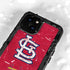 MLB St. Louis Cardinals - Solid Distressed iPhone 13 Mini Waterproof Case