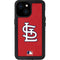 MLB St. Louis Cardinals - Solid Distressed iPhone 13 Mini Waterproof Case