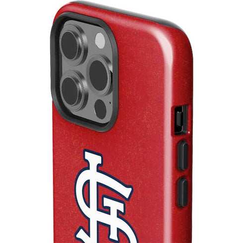 MLB St. Louis Cardinals - Solid Distressed iPhone 13 Pro Impact Case